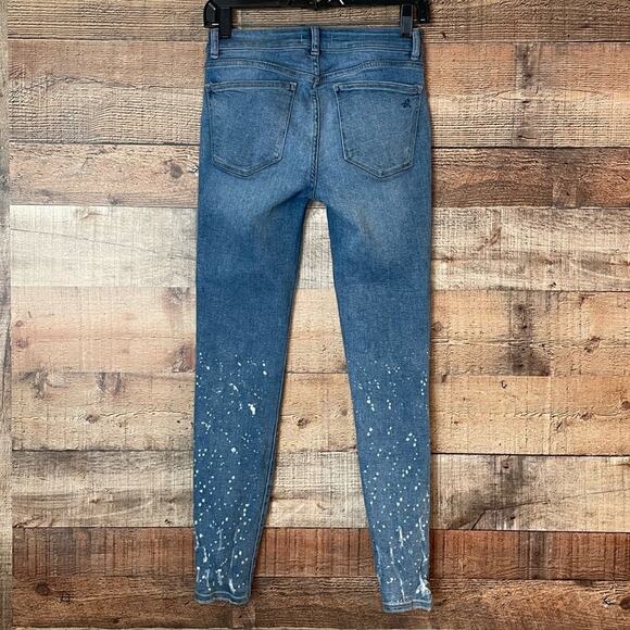 DL1961 Florence Ankle Mid Rise Instasculpt Skinny Jeans Venice Blue SIze 27 - Picture 6 of 11